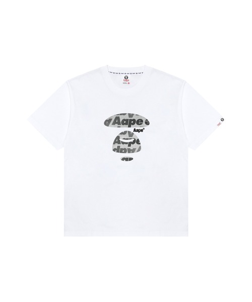AAPE BY A BATHING APE(エーエイプバイアベイシングエイプ)の「AAPE BASIC TEE(Tシャツ/カットソー・メンズ・ホワイト/ブラック・XX-LARGE/LARGE/MEDIUM/SMALL/X-LARGE)」の2枚目の写真
