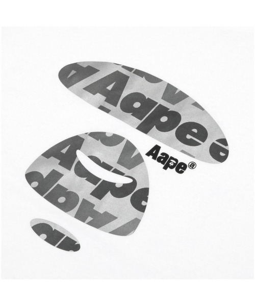 AAPE BY A BATHING APE(エーエイプバイアベイシングエイプ)の「AAPE BASIC TEE(Tシャツ/カットソー・メンズ・ホワイト/ブラック・XX-LARGE/LARGE/MEDIUM/SMALL/X-LARGE)」の4枚目の写真