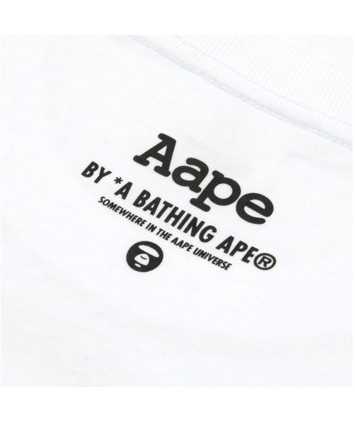 AAPE BY A BATHING APE(エーエイプバイアベイシングエイプ)の「AAPE BASIC TEE(Tシャツ/カットソー・メンズ・ホワイト/ブラック・XX-LARGE/LARGE/MEDIUM/SMALL/X-LARGE)」の5枚目の写真