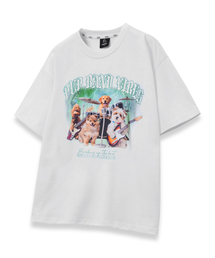 ラックモン オーバーサイズ 半袖Tシャツ ホワイト