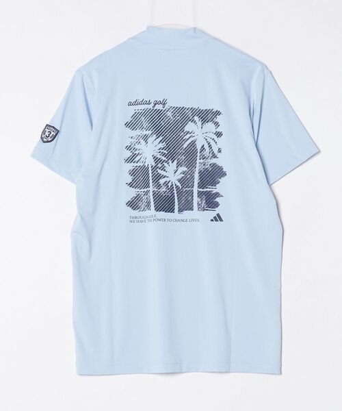 adidas（アディダス）の「アディダス adidas バックグラフィックSSモックネックシャツ（Tシャツ/カットソー・メンズ・ホワイト/ネイビー/ブルー・4L/S/M/L/LL/3L）」の6枚目の写真