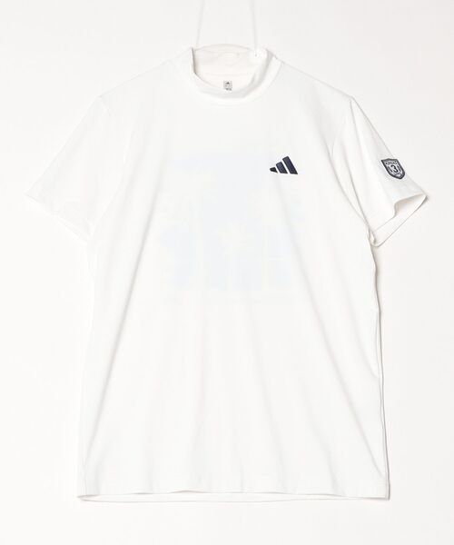 adidas（アディダス）の「アディダス adidas バックグラフィックSSモックネックシャツ（Tシャツ/カットソー・メンズ・ホワイト/ネイビー/ブルー・4L/S/M/L/LL/3L）」の15枚目の写真