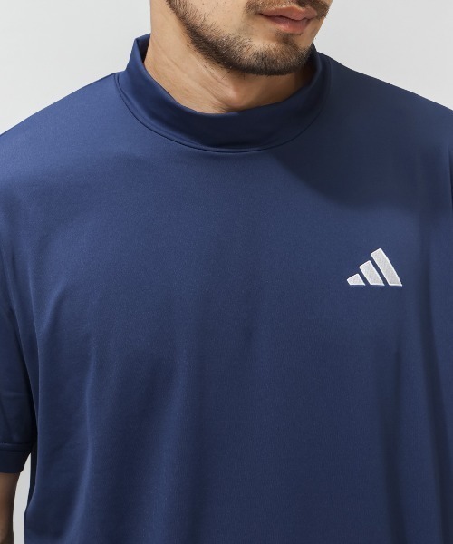 adidas（アディダス）の「アディダス adidas バックグラフィックSSモックネックシャツ（Tシャツ/カットソー・メンズ・ホワイト/ネイビー/ブルー・4L/S/M/L/LL/3L）」の11枚目の写真