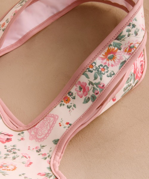 Cath Kidston(キャスキッドソン)の「メリルボーン ショッパー Hackney Rose(エコバッグ/サブバッグ・レディース・ピンク・FREE)」の3枚目の写真
