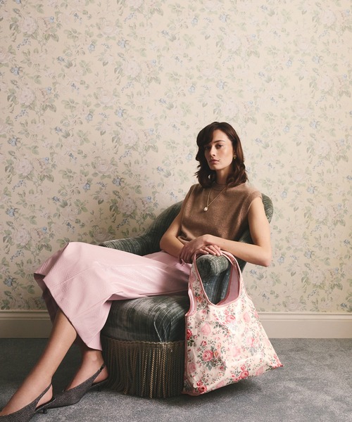 Cath Kidston(キャスキッドソン)の「メリルボーン ショッパー Hackney Rose(エコバッグ/サブバッグ・レディース・ピンク・FREE)」の16枚目の写真