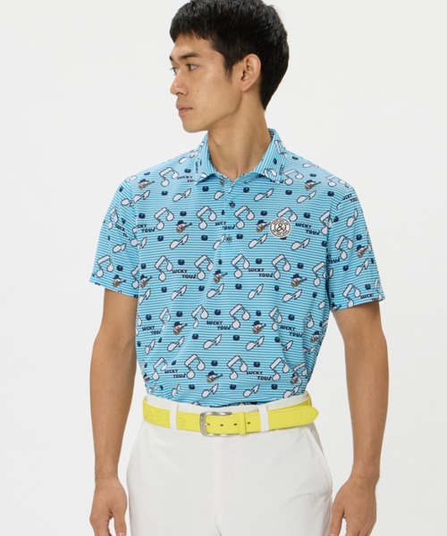 and per se(アンパスィ)の「COOL is COOL プリンテッドエアリードット半袖シャツ(メンズ)(シャツ/ブラウス・メンズ・ネイビー/ブルー/オレンジ・M/L)」の4枚目の写真