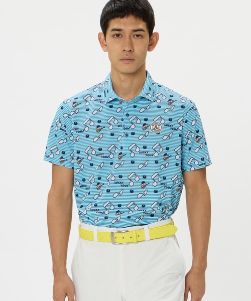 and per se(アンパスィ)の「COOL is COOL プリンテッドエアリードット半袖シャツ(メンズ)(シャツ/ブラウス・メンズ・ネイビー/ブルー/オレンジ・M/L)」の5枚目の写真