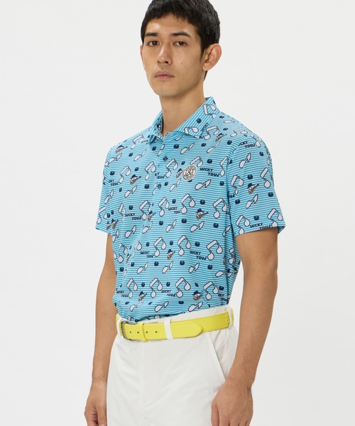 and per se(アンパスィ)の「COOL is COOL プリンテッドエアリードット半袖シャツ(メンズ)(シャツ/ブラウス・メンズ・ネイビー/ブルー/オレンジ・M/L)」の6枚目の写真