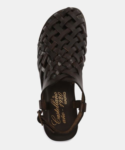 IENA（イエナ）の「CASTELLANO/カステラーノ mesh sandal サンダル SELENA VACCHETA（サンダル・レディース・ブラウン・38/37/36）」の6枚目の写真