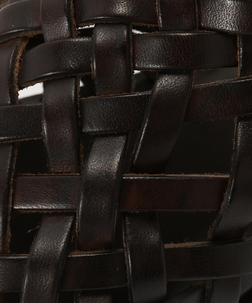 IENA（イエナ）の「CASTELLANO/カステラーノ mesh sandal サンダル SELENA VACCHETA（サンダル・レディース・ブラウン・38/37/36）」の4枚目の写真