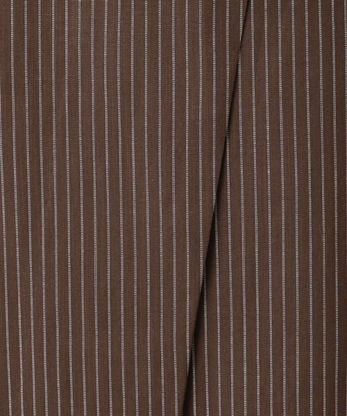 A part by(アパートバイ)の「ラップフウストライプスカート(スカート・レディース・ブラウン/ネイビー・SMALL/MEDIUM)」の11枚目の写真