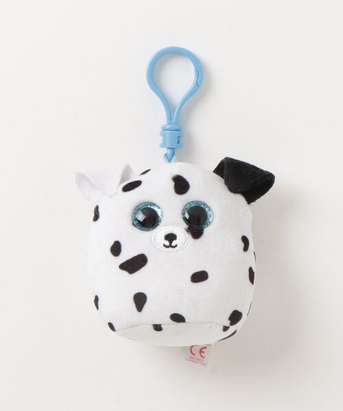 Lafayette(ラファイエット)の「タイ【TY】 - フェッチ キークリップ【SQUISH A BOOS FETCH WHITE 39567-KC】(キーホルダー・キッズ・ホワイト・ONE SIZE)」の1枚目の写真