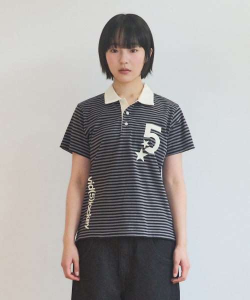 NANBAR5 Polo T‑shirt [чёрный] — поло‑футболка NANBAR5