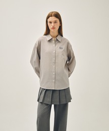 MARITHE + FRANCOIS GIRBAUD（マリテフランソワジルボー）の「W PATTERN SHEER SHIRT（シャツ/ブラウス）」