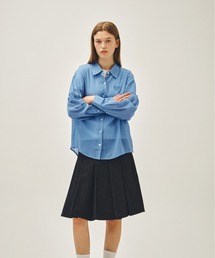 MARITHE + FRANCOIS GIRBAUD（マリテフランソワジルボー）の「W PATTERN SHEER SHIRT（シャツ/ブラウス）」