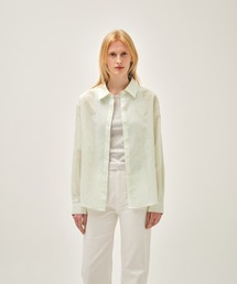 MARITHE + FRANCOIS GIRBAUD（マリテフランソワジルボー）の「W PATTERN SHEER SHIRT（シャツ/ブラウス）」