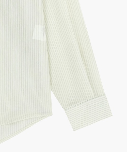 MARITHE + FRANCOIS GIRBAUD(マリテフランソワジルボー)の「W PATTERN SHEER SHIRT(シャツ/ブラウス・レディース・ブルー/グレー×ピンク/アイボリー・MEDIUM/SMALL)」の15枚目の写真