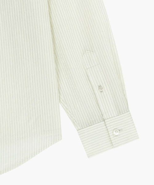 MARITHE + FRANCOIS GIRBAUD(マリテフランソワジルボー)の「W PATTERN SHEER SHIRT(シャツ/ブラウス・レディース・ブルー/グレー×ピンク/アイボリー・MEDIUM/SMALL)」の16枚目の写真