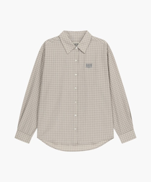 MARITHE + FRANCOIS GIRBAUD(マリテフランソワジルボー)の「W PATTERN SHEER SHIRT(シャツ/ブラウス・レディース・ブルー/グレー×ピンク/アイボリー・MEDIUM/SMALL)」の21枚目の写真