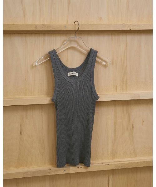 TODAYFUL（トゥデイフル）の「Useful Seamless Rib Tanktop 12610621（タンクトップ・レディース・ブラウン/ホワイト/チャコールグレー・FREE）」の15枚目の写真