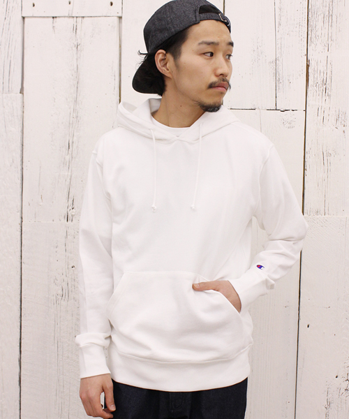 Champion（チャンピオン）の「【Ciaopanic】×【Champion/チャンピオン】別注　French Terry スウェットパーカー（パーカー・メンズ・グレー/グリーン/ネイビー/ホワイト・MEDIUM/LARGE）」の2枚目の写真