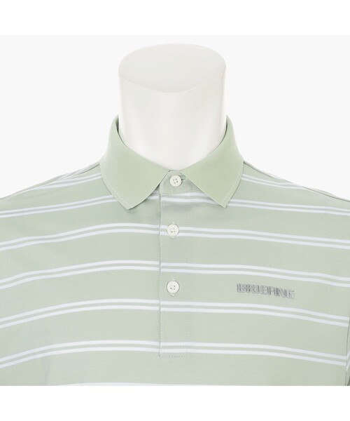 BRIEFING(ブリーフィング)の「【BRIEFING GOLF/ブリーフィングゴルフ】MEN’S DOUBLE STRIPE POLO RF(ポロシャツ・メンズ・ブラック/ネイビー/ホワイト/グリーン系その他2・L/M/S/XL)」の9枚目の写真