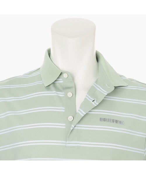 BRIEFING(ブリーフィング)の「【BRIEFING GOLF/ブリーフィングゴルフ】MEN’S DOUBLE STRIPE POLO RF(ポロシャツ・メンズ・ブラック/ネイビー/ホワイト/グリーン系その他2・L/M/S/XL)」の10枚目の写真
