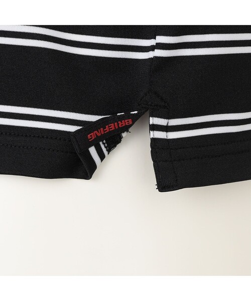 BRIEFING(ブリーフィング)の「【BRIEFING GOLF/ブリーフィングゴルフ】MEN’S DOUBLE STRIPE POLO RF(ポロシャツ・メンズ・ブラック/ネイビー/ホワイト/グリーン系その他2・L/M/S/XL)」の5枚目の写真
