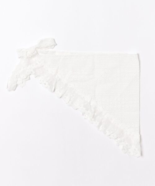 VIBGYOR Women(ヴィブジョー ウィメン)の「【resonance】コットンレース刺繍デザイン ドット フリル ラップスカート/付け裾【マルチウェイ】(その他トップス・レディース・ホワイト系3/ホワイト系1/ホワイト系2/ホワイト系4・FREE)」の22枚目の写真
