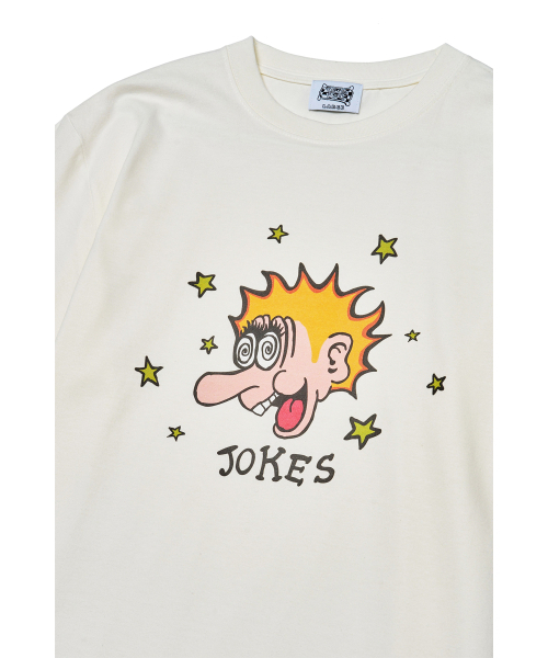 THE SCOT WRECK(ザ スコットレック)の「JOKES(Tシャツ/カットソー・メンズ・アイボリー・SMALL/MEDIUM/LARGE/X-LARGE)」の2枚目の写真