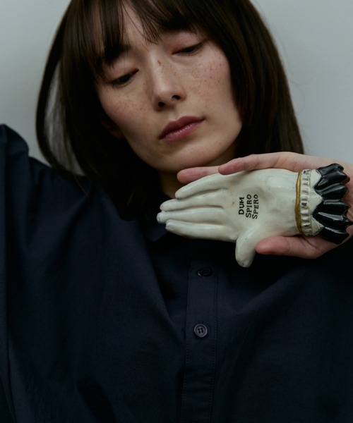 flaeu(フラユ)の「Field Cotton Dress(ワンピース・レディース・ピンク/ネイビー/ブラック・FREE)」の17枚目の写真