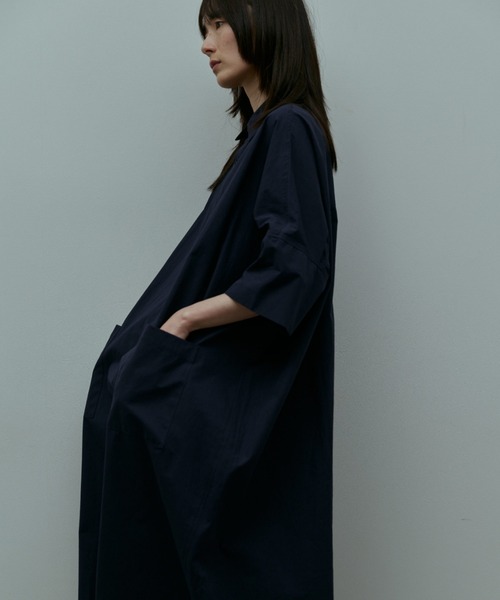 flaeu(フラユ)の「Field Cotton Dress(ワンピース・レディース・ピンク/ネイビー/ブラック・FREE)」の18枚目の写真