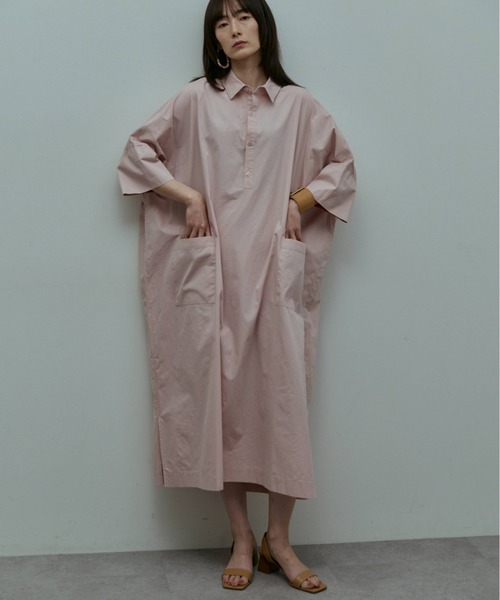 flaeu(フラユ)の「Field Cotton Dress(ワンピース・レディース・ピンク/ネイビー/ブラック・FREE)」の20枚目の写真