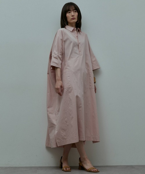 flaeu(フラユ)の「Field Cotton Dress(ワンピース・レディース・ピンク/ネイビー/ブラック・FREE)」の22枚目の写真