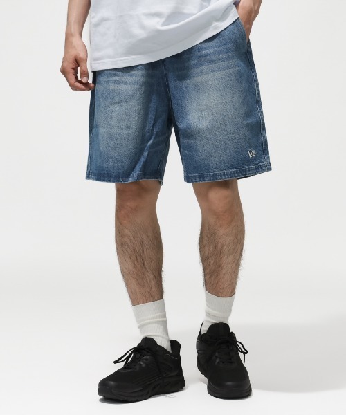 NEW ERA(ニューエラ)の「ニューエラ EASY SHORT PANTS WASDEN(デニムパンツ・メンズ・ブルー・M/L/LL)」の1枚目の写真