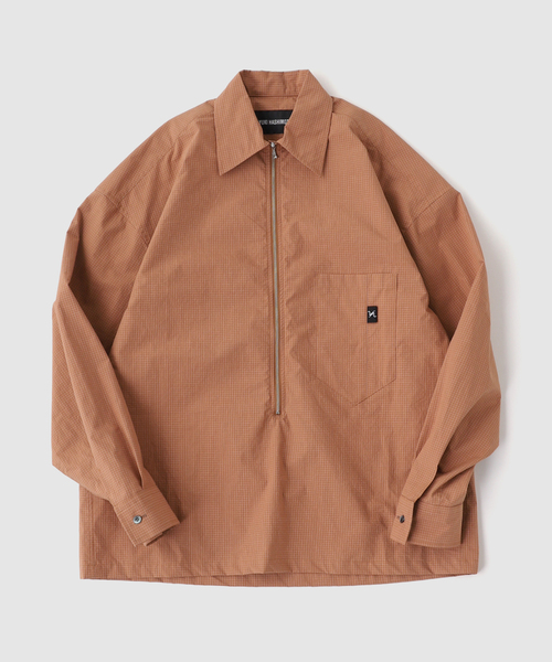 YUKI HASHIMOTO（ユウキハシモト）の「YUKI HASHIMOTO / ユウキハシモト SKIPPER SHIRTS（シャツ/ブラウス・メンズ・ブラウン/ブラック・46）」の2枚目の写真