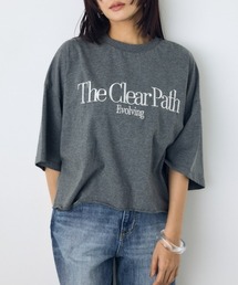 刺繍ロゴTシャツ