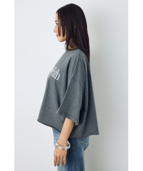 AZUL by moussy(アズールバイマウジー)の「刺繍ロゴTシャツ(Tシャツ/カットソー・レディース・ライトイエロー/ホワイト/グレー系その他4・SMALL/MEDIUM)」の16枚目の写真