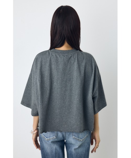 AZUL by moussy(アズールバイマウジー)の「刺繍ロゴTシャツ(Tシャツ/カットソー・レディース・ライトイエロー/ホワイト/グレー系その他4・SMALL/MEDIUM)」の17枚目の写真
