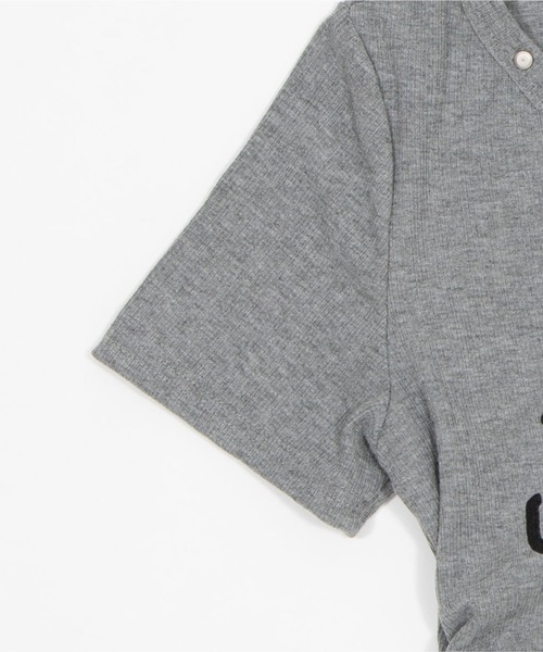 dispark（ディスパーク）の「DISPARK/【26年春夏新作】スタッズジップVネックSS Tシャツ（Tシャツ/カットソー・レディース・ホワイト/杢グレー・FREE）」の16枚目の写真