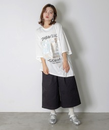 ScoLar Parity（スカラーパリティ）の「362103：最後のパンサンド 箔プリント接触冷感Tシャツ（Tシャツ/カットソー）」