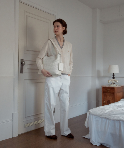 ANOETIC(アノエティック)の「ANC WEAVING MESH BAG_IVORY(ショルダーバッグ・レディース・アイボリー・FREE)」の3枚目の写真