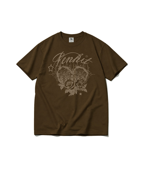 VENHIT(ベンヒット)の「ローズアート VH クールコットン半袖Tシャツ(Tシャツ/カットソー・レディース・ホワイト/ブラック/ブラウン・MEDIUM/X-LARGE/LARGE/SMALL)」の3枚目の写真