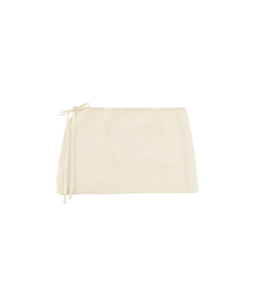 VANONE ATELIER（バノンアトリエ）の「P3324 シフォンラップスカート_Cream（スカート・レディース・Cream・FREE）」の2枚目の写真