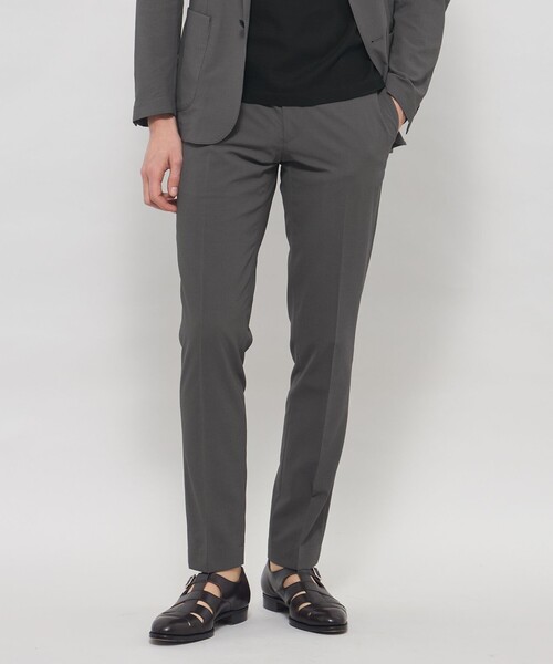 MACKINTOSH LONDON(マッキントッシュ ロンドン)の「【WEB・一部店舗限定】【BREASY JACKET】ストレッチサッカーセットアップパンツ(その他パンツ・メンズ・グレー系その他2/ブラック・86/90/78/94)」の2枚目の写真