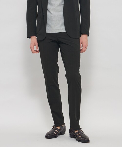 MACKINTOSH LONDON(マッキントッシュ ロンドン)の「【WEB・一部店舗限定】【BREASY JACKET】ストレッチサッカーセットアップパンツ(その他パンツ・メンズ・グレー系その他2/ブラック・86/90/78/94)」の1枚目の写真