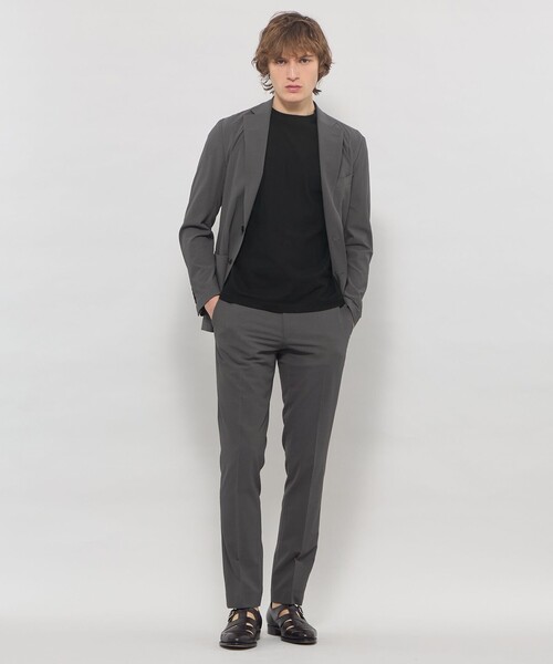 MACKINTOSH LONDON(マッキントッシュ ロンドン)の「【WEB・一部店舗限定】【BREASY JACKET】ストレッチサッカーセットアップパンツ(その他パンツ・メンズ・グレー系その他2/ブラック・86/90/78/94)」の3枚目の写真