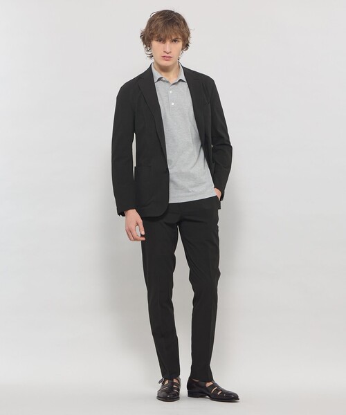 MACKINTOSH LONDON(マッキントッシュ ロンドン)の「【WEB・一部店舗限定】【BREASY JACKET】ストレッチサッカーセットアップパンツ(その他パンツ・メンズ・グレー系その他2/ブラック・86/90/78/94)」の4枚目の写真