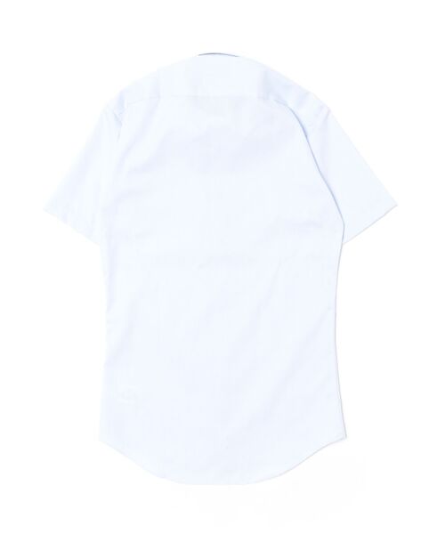 TOKYO SHIRTS(トウキョウシャツ)の「【超形態安定】【吸水速乾】 形態安定ノンアイロン ボタンダウン 半袖ビジネスワイシャツ(ビジネスシャツ・メンズ・ブルー・首回り37cm/首回り39cm/首回り41cm/首回り42cm/首回り43cm)」の7枚目の写真