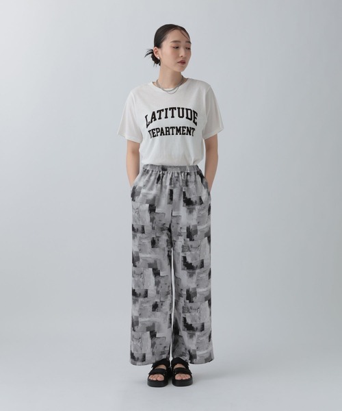 LEPSIM(レプシィム)の「布帛柄パンツ 740392(その他パンツ・レディース・ブルー/ブラック・FREE)」の20枚目の写真